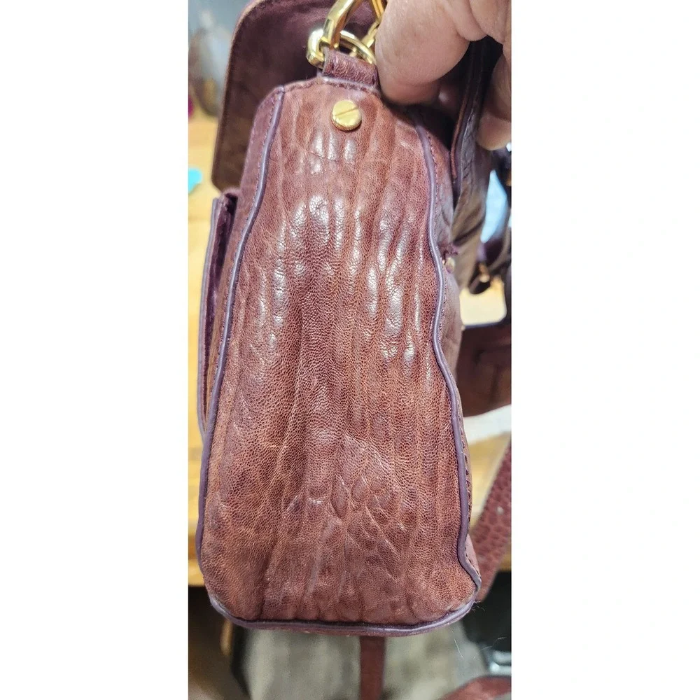 Early 2011 Tory Burch 797 Mini‎ Burgundy crossbody shoulder bag Authenticated